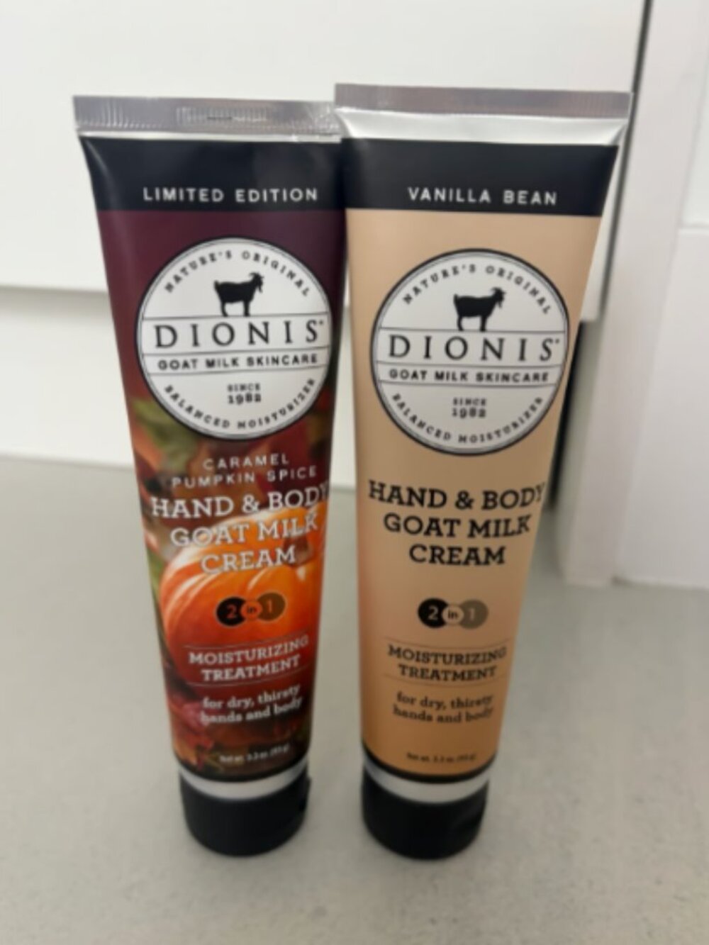 Dionis Hand & Body Goat Milk Cream Duo